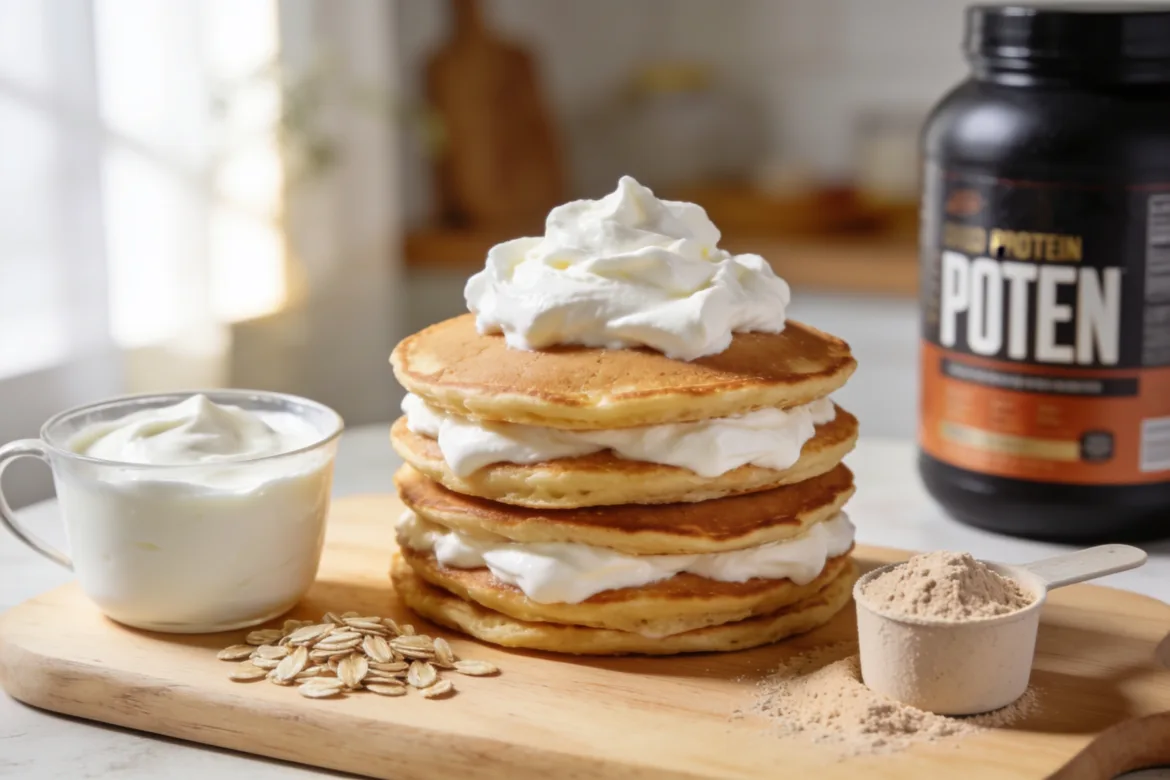 Protein Pancakes With Greek Yogurt for a Filling Breakfast