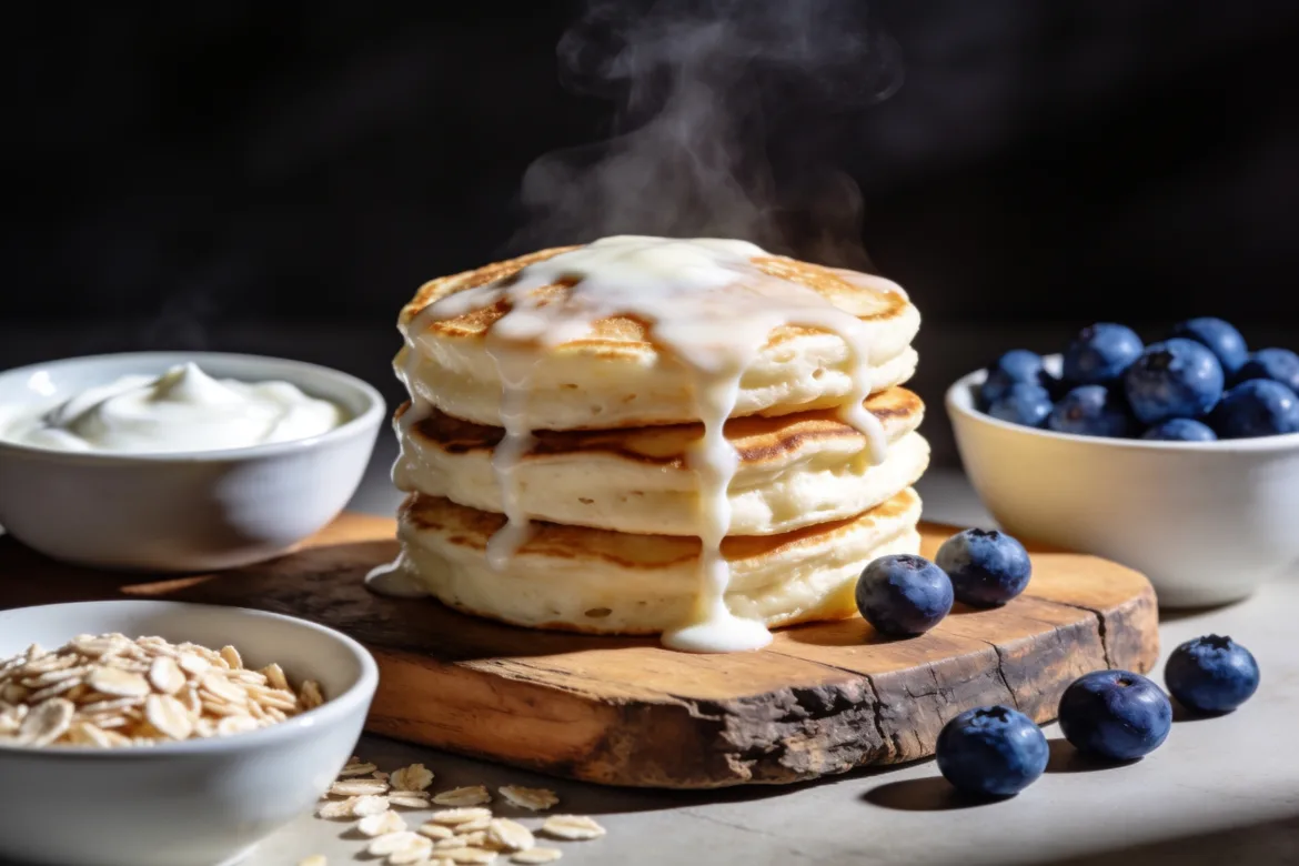 Greek Yogurt Oatmeal Pancakes for a Healthy Breakfast