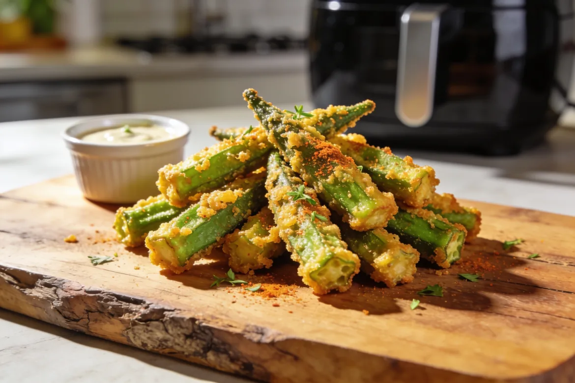 air fried okra recipe